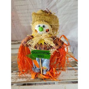 Scarecrow fall decor country folk art home kitchen decor